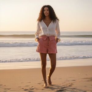 Ulla Johnson Kase Denim Shorts Size 10